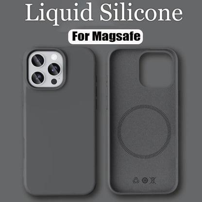 Luxury Liquid Silicone For Magsafe Phone Case New