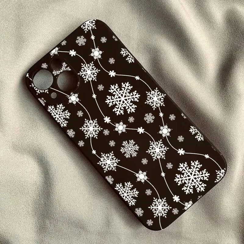 Winter Christmas Snowflakes Fluttering Case