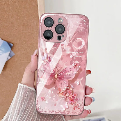 Butterfly Leopard Print Phone Case