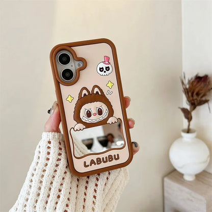 waii Cartoon Laububu Phone Case with Mirror