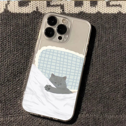 Cute Dog Cat Couple Case Phone