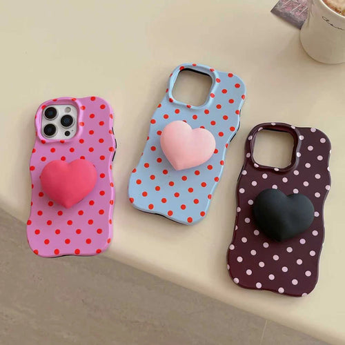 2 IN 1 Polka Dot Phone Case