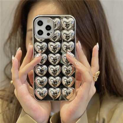 Cute 3D Love Heart Phone Case