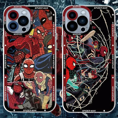 Marvel Spider-Man Clear Silicone iPhone Case