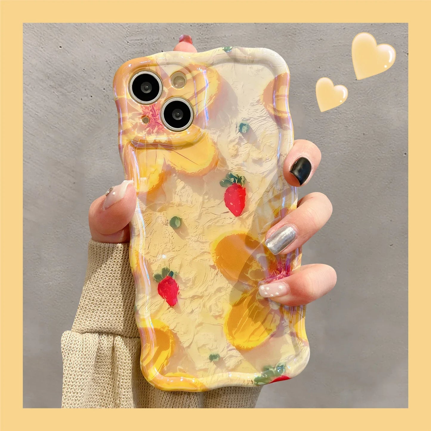 Laser Flowers Glitter Soft Silicone iPhone Case