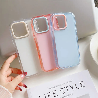 Candy Color Jelly Transparent Shockproof TPU Phone Case New