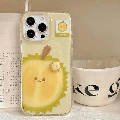 Ins Summer Fruit 3D Guava Durian Avocado Phone Case