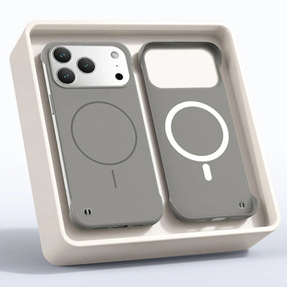 Ultra Thin Matte PC For Magsafe Frameless Magnetic Phone Case