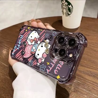 Hello Kitty Plating TPU Phone Case