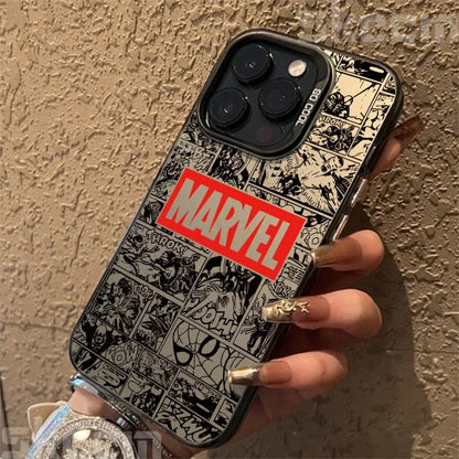 Marvel Logo Phone Case Spiderman Ironman