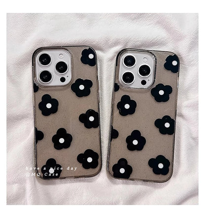Cute Heart Lovely Polka Dot Love Glitter Phone Case