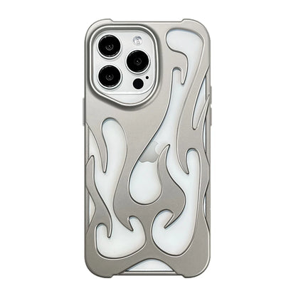 Ins Fashion Hollowed Flame Pattern Phone Case