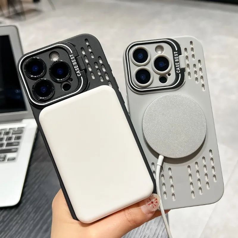 Breathable Magnetic Cooling Case for iPhone