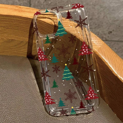Luxury Cartoon Christmas Phone Case Shockproof Cover
