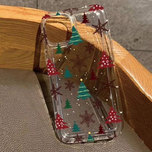 Luxury Cartoon Christmas Phone Case Shockproof Cover