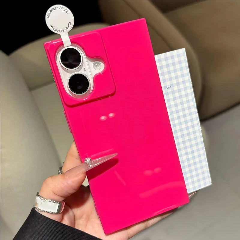 Candy Color Soft Silicone Shockproof Phone Case