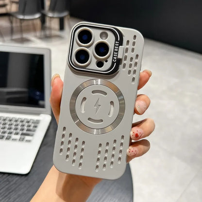 Breathable Magnetic Cooling Case for iPhone