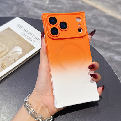 Rectangular Wireless Charge Magnetic Gradient Phone Case