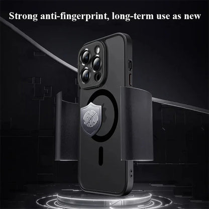 Matte Magnetic Wireless Charge Translucent Case