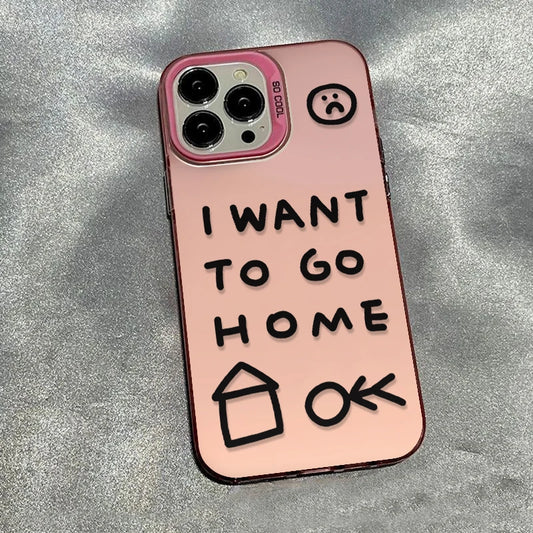 Phone Case Creative English Y2K New