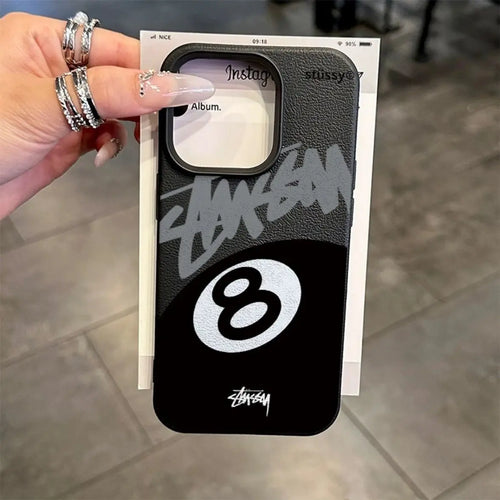 Fashion Billiard Black 8 Number Phone Case Cover