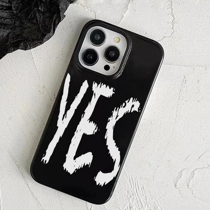Personalized Couple Yes And No Phone Cases