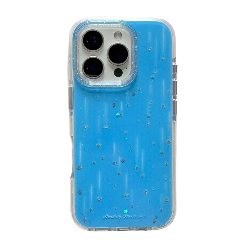 Fashion Meteor Shower Shining Glitter Shockproof Bumper Phone Case