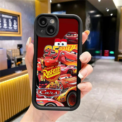 Lightning McQueen Cartoon Phone Case for iPhone
