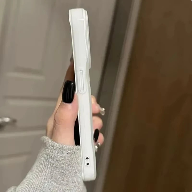 Pretty Red Bow Dots Folds Texture Phone Case