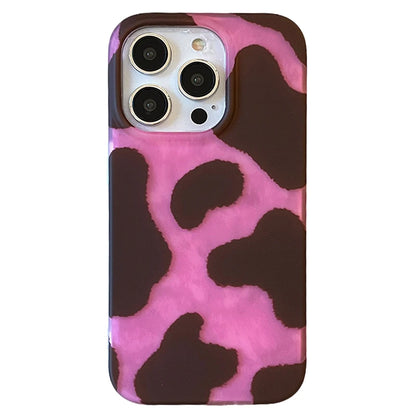 Ins Trendy Milk Cow Print IMD TPU Phone Case