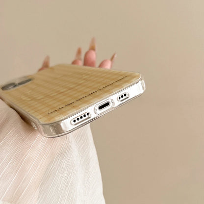 Cute Yellow Grid Wireless Charge Magsafe Cartoon Phone Case