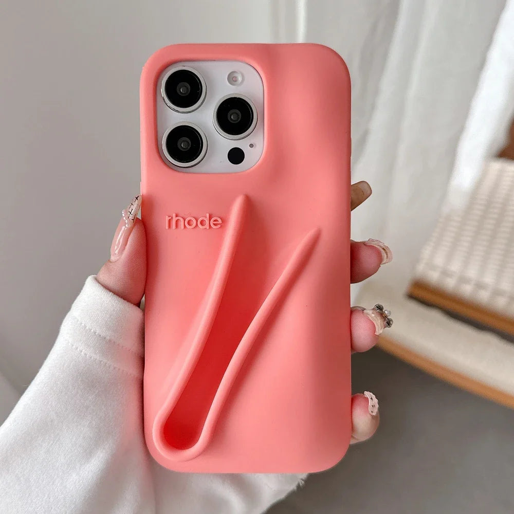 Rhode Holder Silicone Lipstick iPhone Case