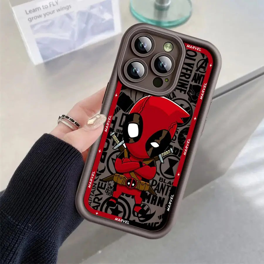 Marvel Groot & Deadpool iPhone Case
