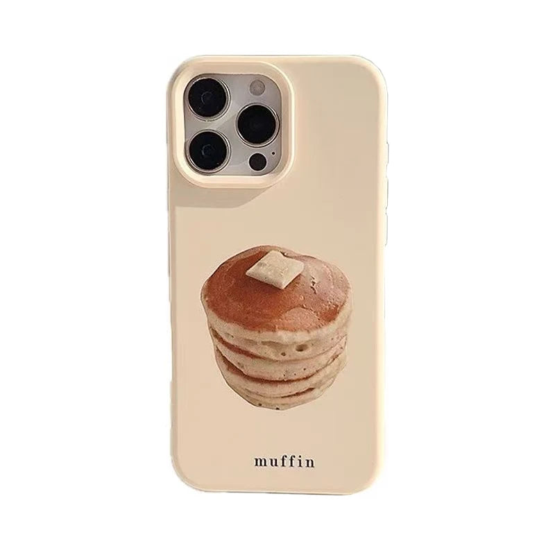 Ins Tomato Pomegranate Muffin Chair Apple Soft Silicone Phone Case