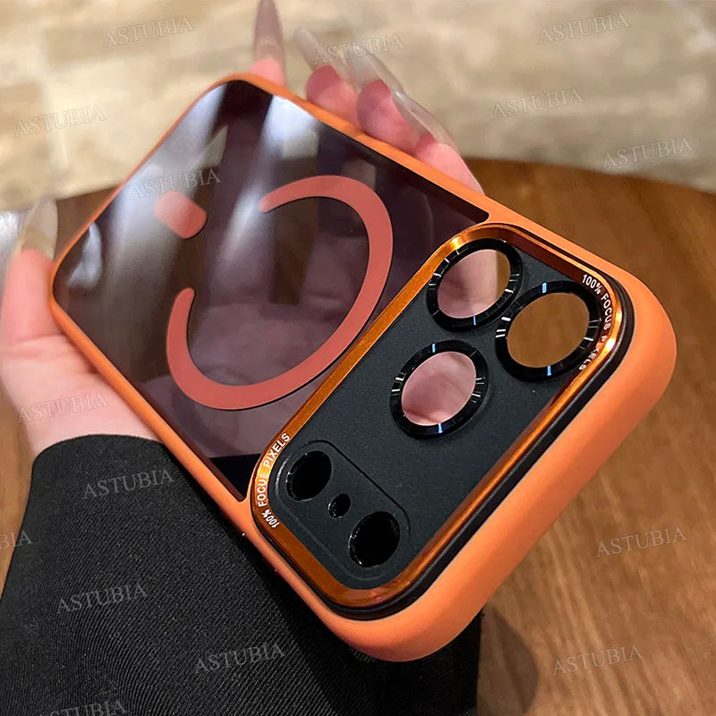 Luxury Magnetic Metal Lens Bumper Protection Phone Case New