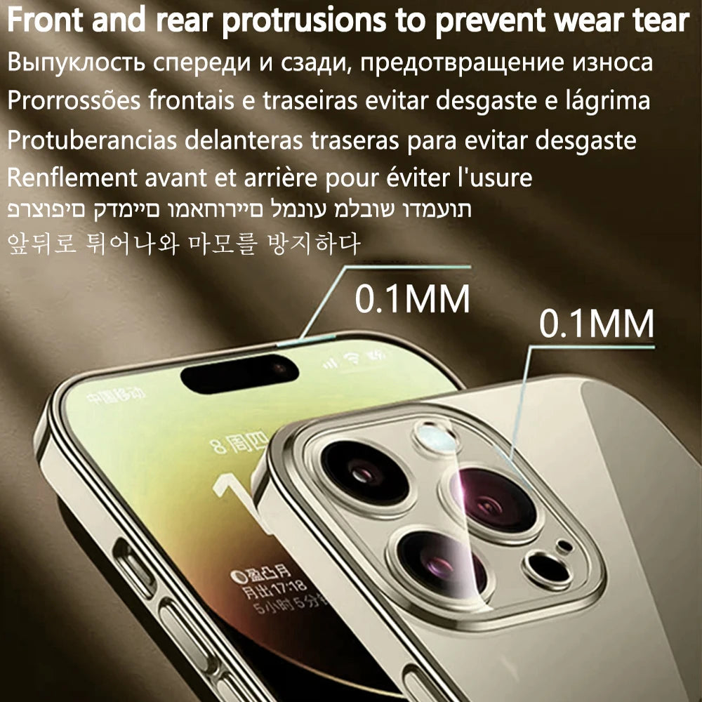 Magnetic Attraction Clear Original Phone Case