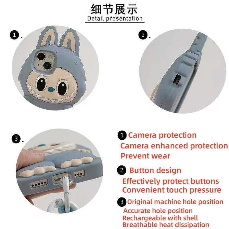 Kawaii Monster Rabbit Phone Case