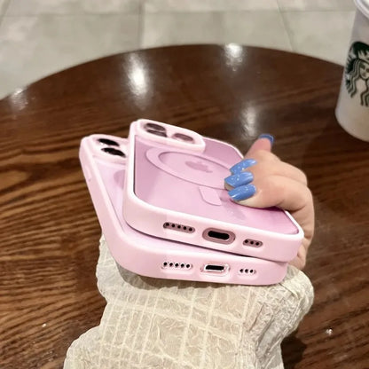 New Pink Transparent Acrylic Phone Case