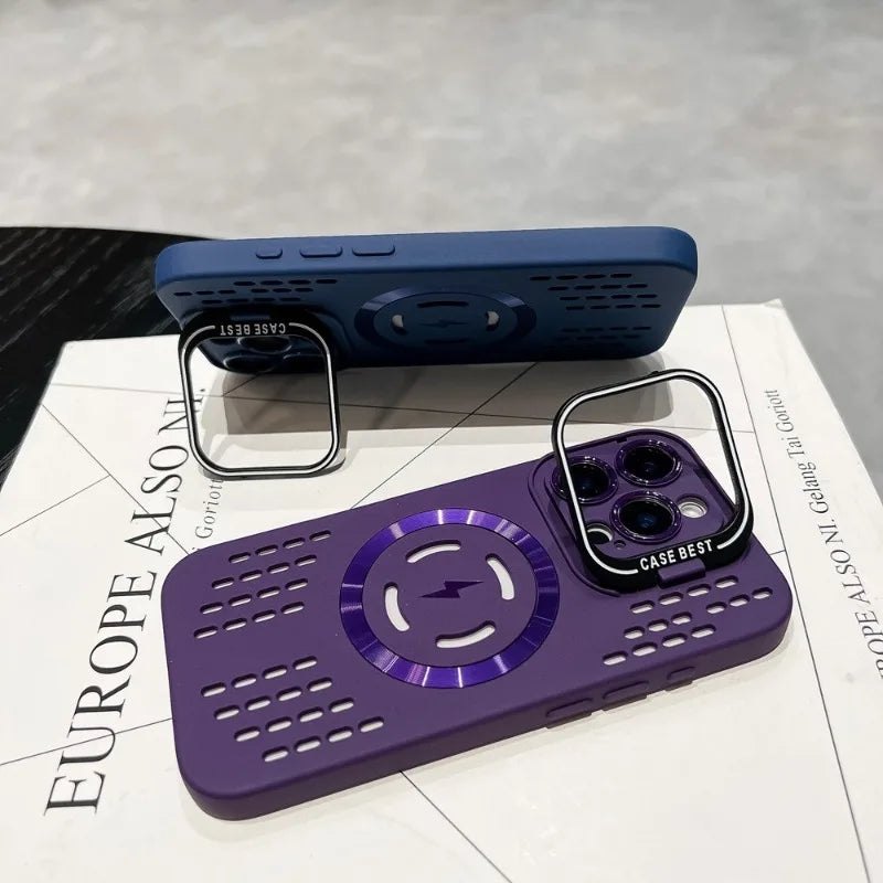 Breathable Magnetic Cooling Case for iPhone