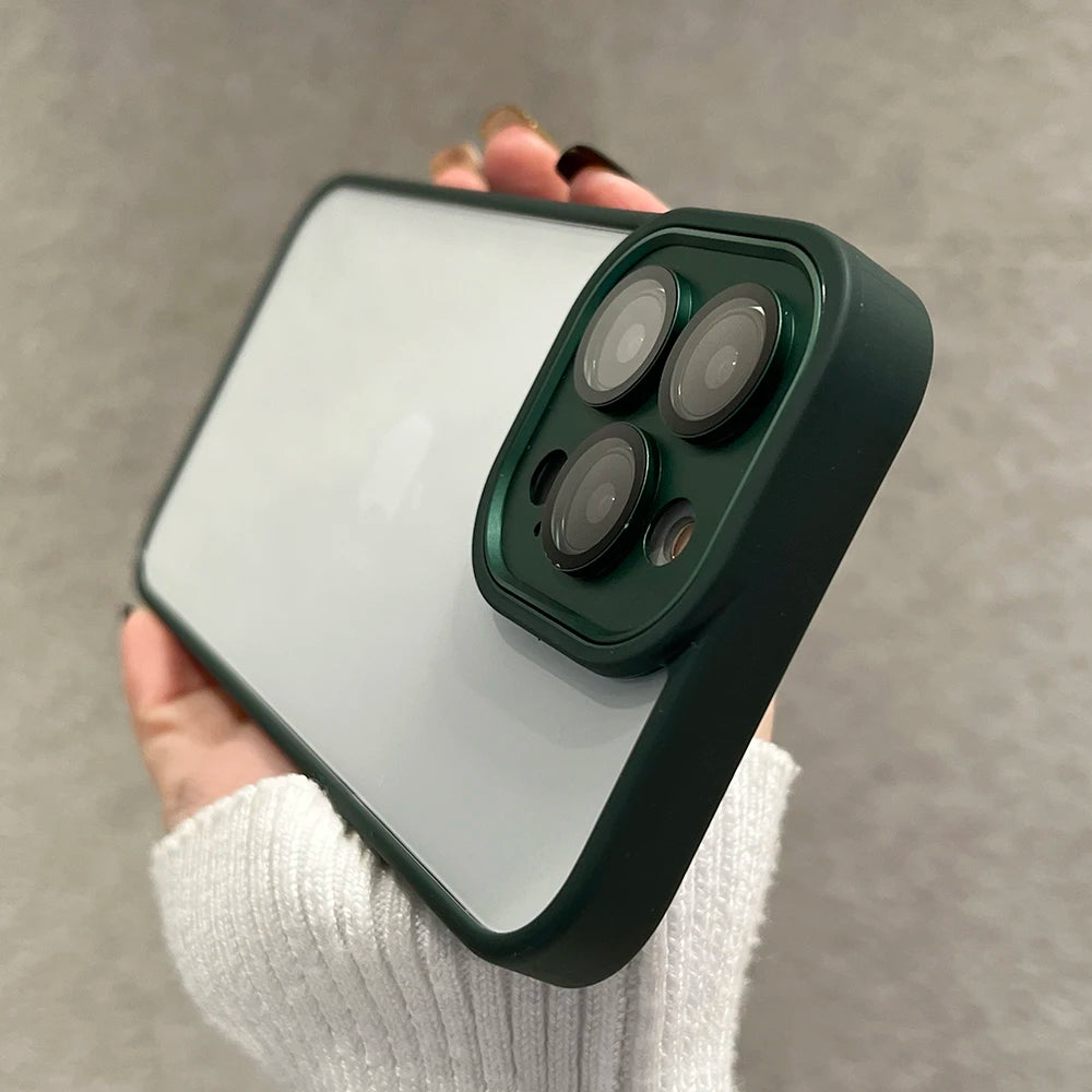 Luxury Metal Camera Protection Phone Case