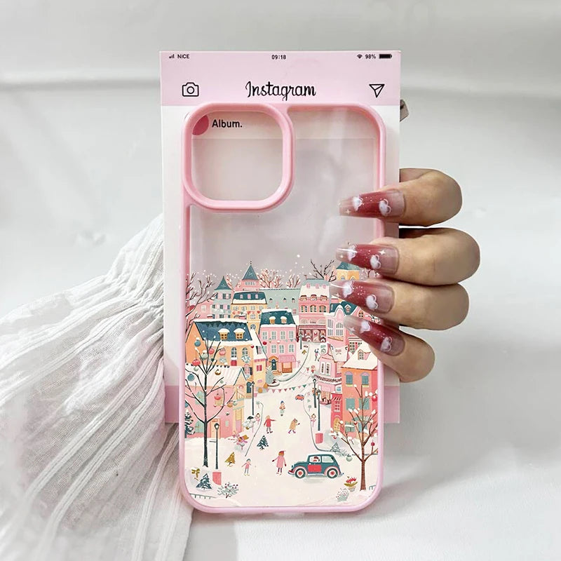 Merry Christmas Beautiful Winter Snow Phone Case