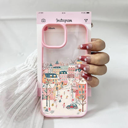 Merry Christmas Beautiful Winter Snow Phone Case