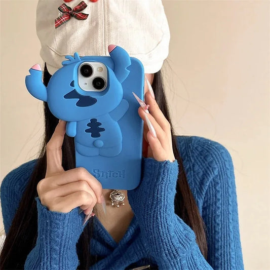 Stitch Couple Phone Case for iPhone