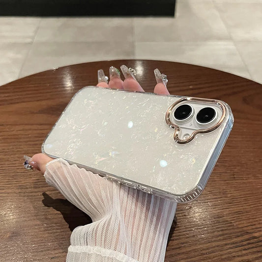 Luxury Glitter Shell Pattern Laser Phone Case