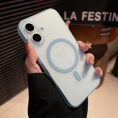 Matte Magnetic Wireless Charge Phone Case