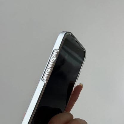 Plating Silver Glitter Cute Cat Cartoon Phone Case