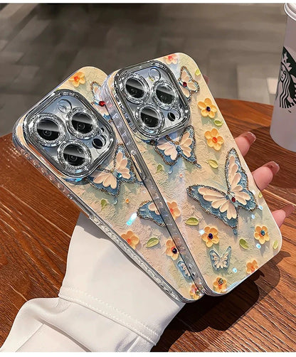 Butterfly Glitter Phone Case