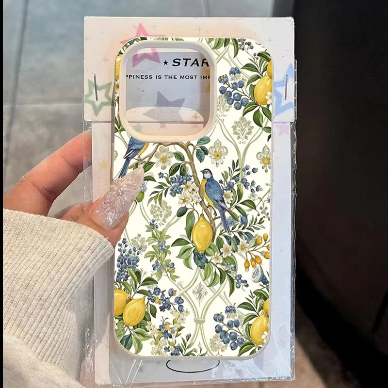 Lemon Trees Lichee Pattern Phone Case
