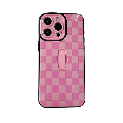 Simple Lattice Collision Grid Pattern Phone Case