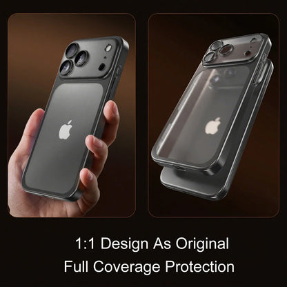 Luxury Frosted Transparent Matte Phone Case